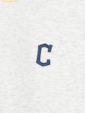  Áo Polo MLB Short-Sleeve T-Shirt CLE L.Melange Grey 3ARSB0153-45MGL 