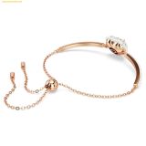  Vòng Tay, Lắc Tay Swarovski Hyperbola bangle Crystal pearls, Heart, White, Rose gold-tone plated, 5687513 