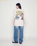  Áo Phông ADLV Ac Bear Graffiti Short Sleeve T-Shirt Xám 