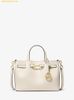 Túi Đeo Chéo Michael Kors Carson Medium Pebbled Leather Satchel Cream 35S5G2ZS5T