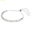  Vòng Tay, Lắc Tay Swarovski Matrix bracelet Crystal pearl, Round cut, White, Rhodium plated 5689633 