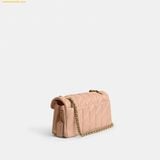  Túi Xách Coach Tabby Shoulder Bag 26 With Quilting CP150 - Hồng Cream 