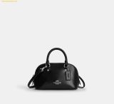  Túi Đeo Chéo Coach Lara Mini Satchel Bag Black CEA01 