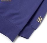  Áo Sweater MLB Long Sleeve T-shirt PQJ 3AMTL0224-50NYL LIKE Cartoon Overfit Man-to-Man Tím 