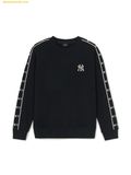  Áo Sweat MLB Classic Monogram Taping Overfit Man-to-Man NY (Black) 3AMTM0644-50BKS 