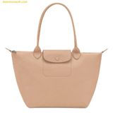  Túi Tote Longchamp Le Pliage One M Beige - Canvas 