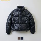  Áo Khoác Phao SAPO Pastel Puffer SPJPE4TG11 - Đen 