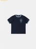 Áo Bad Blood Mystic Shield Print Ringer T-Shirt - Navy w-tee25-098