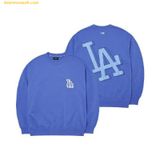  Áo Sweater MLB Basic Mega Logo Overfit Man-to-Man LA (Blue) 3AMTB0224-07BLS Xanh Dương 