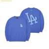 Áo Sweater MLB Basic Mega Logo Overfit Man-to-Man LA (Blue) 3AMTB0224-07BLS Xanh Dương