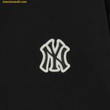  Áo Khoác Gió MLB Basic Medium Logo Anorak NY (Black) 3AWJB0234-50BKS 