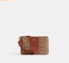  Ví Dài Coach Essential Small Wristlet In Signature Canvas Tan Caramel CI189 