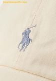  Mũ Lưỡi Trai Polo Ralph Lauren The Iconic Cotton Chino Ball Cap 59 Cream Beige 