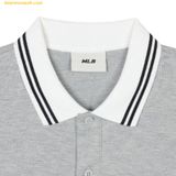  Áo Polo MLB Basic Colorblock Comfortable Fit T-Shirt 3APQB0243-43MGS - Melange Grey 