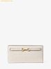  Ví Dài Michael Kors Carson Large Crocodile Embossed Wallet Cream 35F5G2ZE3A 