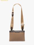  Túi Đeo Chéo Nam Michael Kors Hudson Signature Logo Crossbody Bag 33F5LHDM2B Brown 