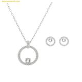  Set Dây Chuyền Và Khuyên Tai Swarovski Women's Set Creativity White-OS 5229050 