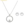  Set Dây Chuyền Và Khuyên Tai Swarovski Women's Set White-OS 5229050 