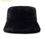  Mũ Bucket Lông MLB Fur Bucket Hat 3AHTF0936-50BKS Đen 