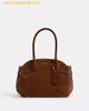 Túi Đeo Vai Coach Empire 21 Carryall Bag in Suede Brown