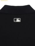  Áo Polo MLB Varsity Small Cursive Oversized Collared T-shirt New York Yankees 