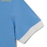  Đầm Polo MLB Women's Open Collar Contrast Comfortable Fit Collar Dress LA (Sky blue) 3FOPB0333-07SBS 