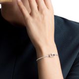  Vòng Tay Swarovski Una bracelet Circular cut, oval, blue, rhodium plated - SKU 5646749 