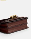  Túi Đeo Vai Coach Tabby Shoulder Bag 20 In Signature Canvas Nâu Logo 