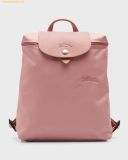 Balo Longchamp Le Pliage Green In Recycled Canvas Backpack Petal Pink 