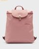  Balo Longchamp Le Pliage Green In Recycled Canvas Backpack Petal Pink 