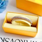  Vòng Tay, Lắc Tay Swarovski Sublime bangle Snow pavé, White, Rose gold-tone plated 5688610 