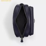  Túi Đeo Chéo Coach Warner Crossbody Bag In Signature Canvas CW217 Màu Xanh Navy 