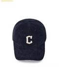  Mũ Lưỡi Trai MLB Cleveland Guardians Corduroy Unstructured Ball Cap 3ACPWC156-45NYS Đen (Nhung Tâm) 