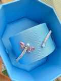  Vòng Tay, Lắc Tay Swarovski Ariana Grande x Swarovski bangle Mixed cuts, Dragonfly, Multicolored, Rhodium plated 5737401 Size M 