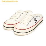  Giày Đạp Gót MLB Playball Origin Mule New York Yankees 3AMUUA11N-50WHS Trắng 