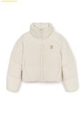  Áo Khoác Phao MLB Women's Crop Curve Padding BOS (D.Cream) 3FDJB1046-43CRD 