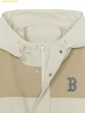  Áo Khoác MLB Women's Gofcore Curve 2L Windbreaker Boston Red Sox 3FWJB0154-43SAS Trắng Cream 