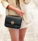  Túi Đeo Chéo Tory Burch Britten Small Adjustable Shoulder Bag - Đen 