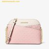 Túi Đeo Chéo Michael Kors Jet Set Travel Medium Logo Dome Crossbody Bag Blush Pink 35F1GTVC6B