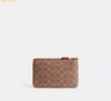  Ví Dài Coach Essential Small Wristlet In Signature Canvas Tan Caramel CI189 