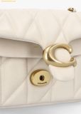  Túi Đeo Vai COACH Tabby 20 Nappa Quilted Chalk Leather Shoulder Bag Trắng CP149 