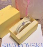  Lắc Tay Swarovski Idyllia bracelet Mixed cuts, Heart with arrow, White, 18K gold finish 5744061 
