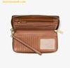  Ví Dài Michael Kors Jet Set Travel Large Logo Continental Wristlet 35F8GTVT3B Nâu Logo 