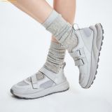  Giày Sandal MLB Sandals Los Angeles Dodgers Ground Chunky Mary Jane grey 3ASDG0153-50GRS 