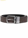 Thắc Lưng, Dây Nịt Nam Michael Kors MK Reversible Belt Nâu Logo 
