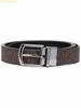 Thắc Lưng, Dây Nịt Nam Michael Kors MK Reversible Belt Nâu Logo