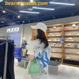  Túi Bucket MLB Nylon Bucket Bag Màu Xanh 3ABMS042N-43KAL 