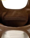  Túi Đeo Vai Stand Oil Ringo Bag Canvas Brown Trắng Kem Viền Nâu 