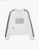  Áo Sweatshirt MLB cổ tròn tay dài Sportive Varsity Track 3FMTV3141-50MGL Xám 