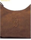  Túi Đeo Vai MLB Basic Palette Hobo Bag Boston Red Sox 3ABQSD16N-43BRS - Nâu 